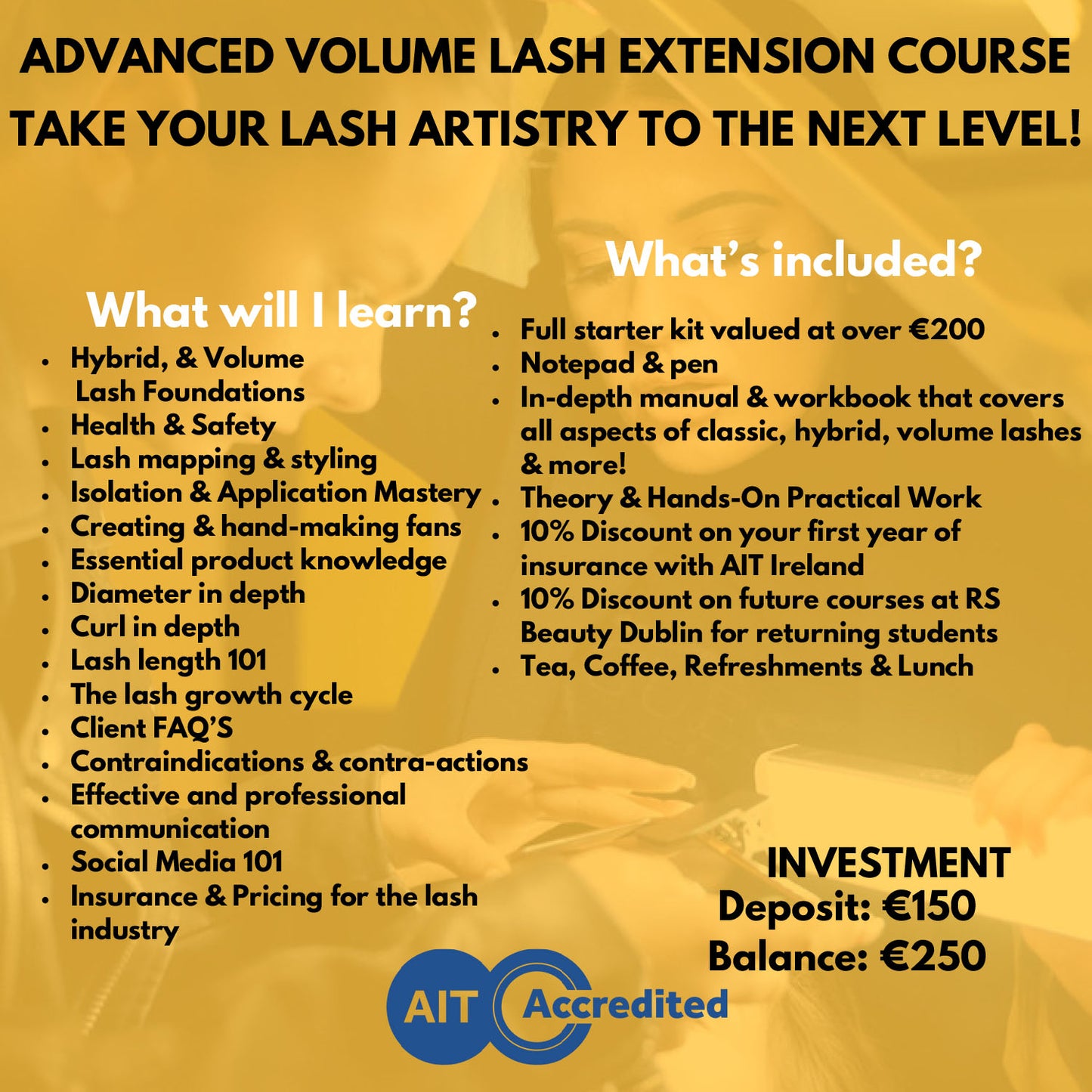 Advanced Lash Artist Course