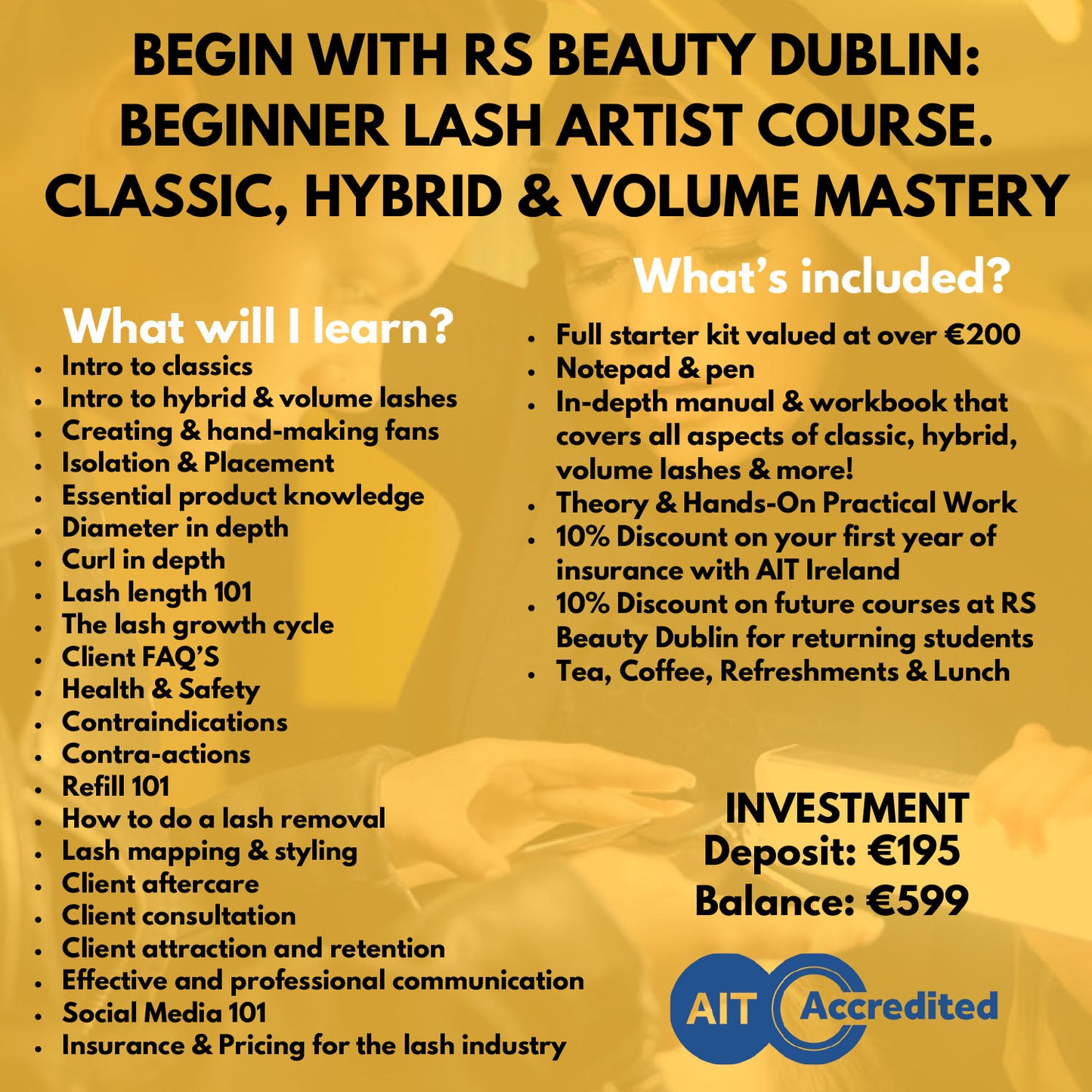 Beginner Lash Artist Course